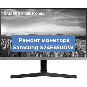 Замена конденсаторов на мониторе Samsung S24E650DW в Екатеринбурге